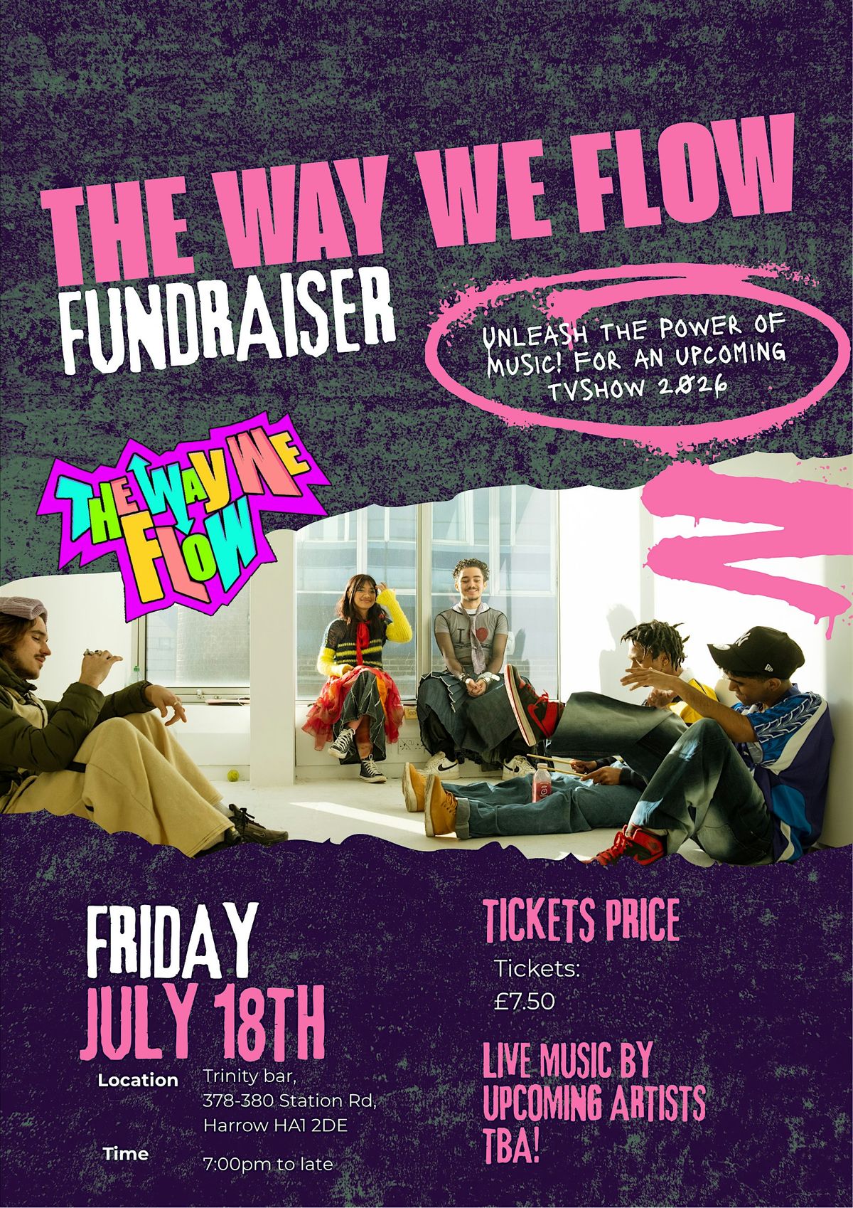 The Way We Flow - Music Fundraiser, 18 July | Event in Harrow | AllEvents