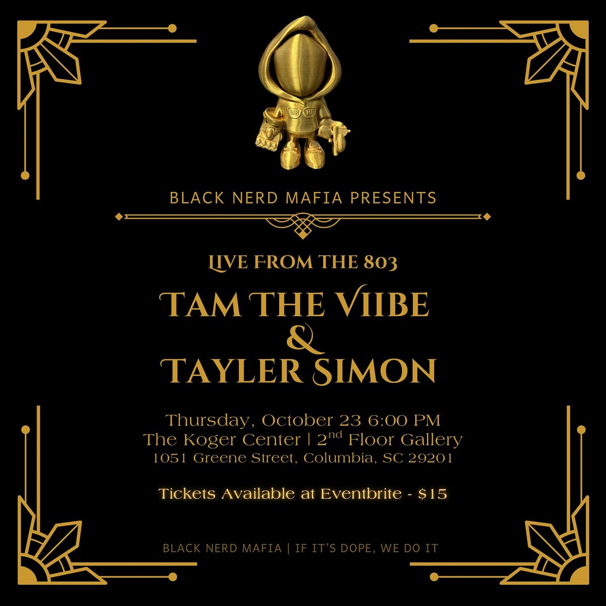 LIVE FROM THE 803, 23 October | Event in Columbia | AllEvents