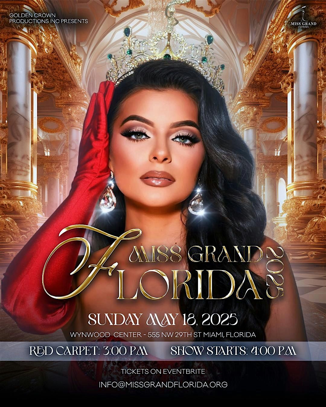 Miss Grand Florida pageant 2025, 18 May | Event in Miami | AllEvents