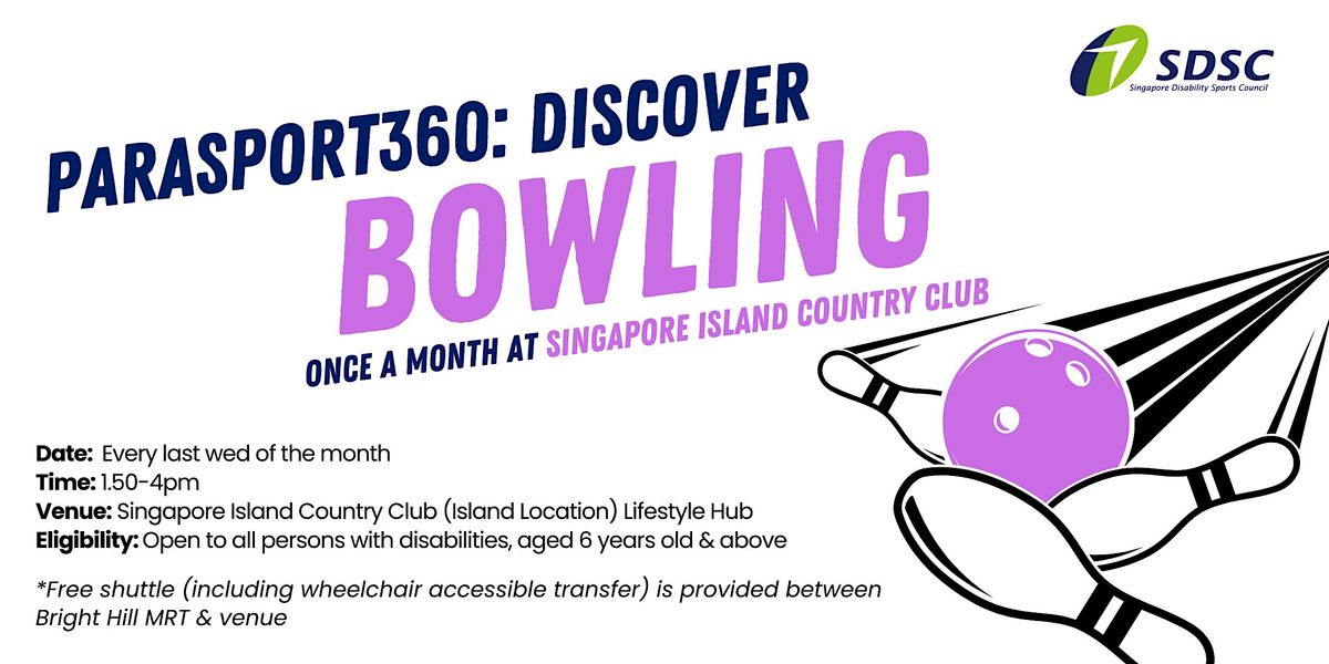 Parasport 360: Discover Bowling @ SICC | Event in Bishan | AllEvents