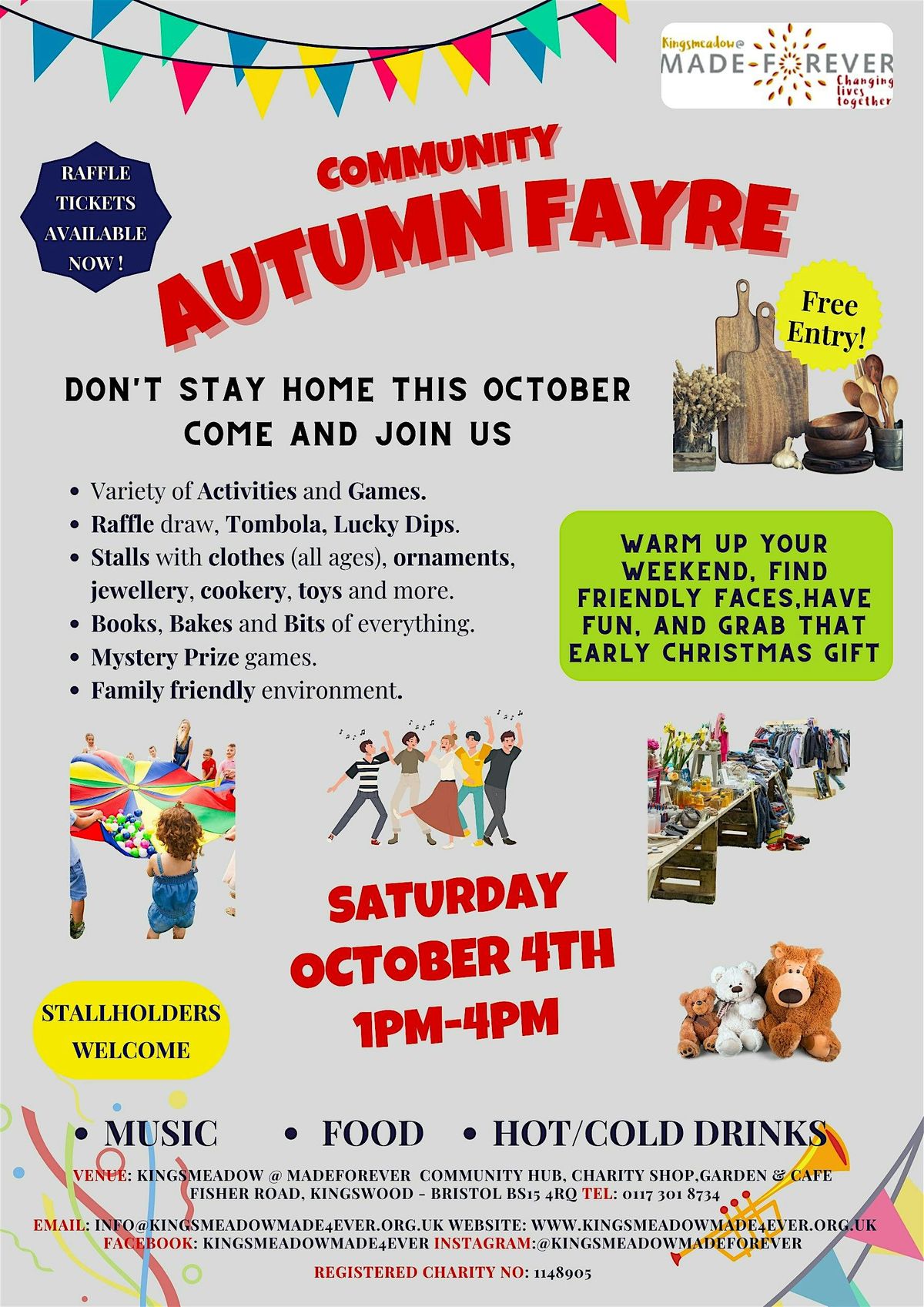 Autumn Fayre Kingsmeadow @ MadeForever, 4 October | Event in Bristol | AllEvents