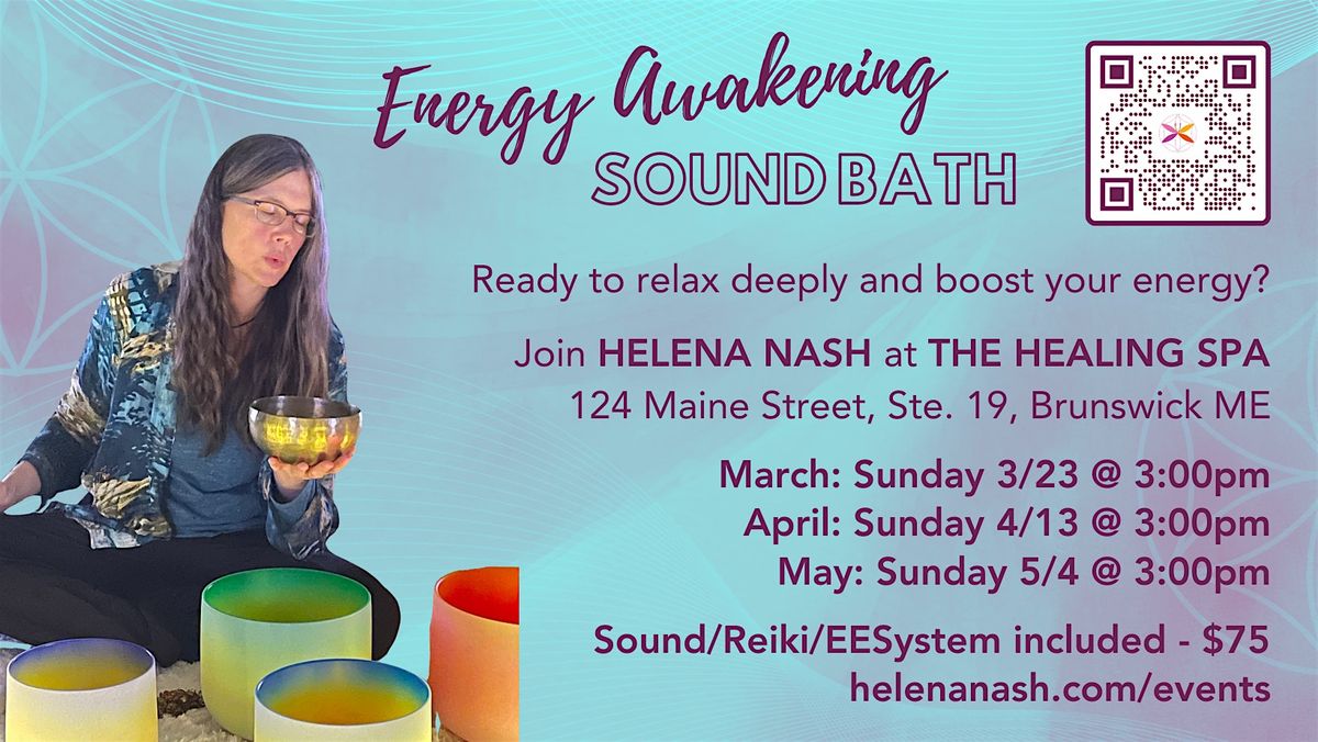 May - Energy Awakening Sound Bath, 4 May | Event in Brunswick | AllEvents