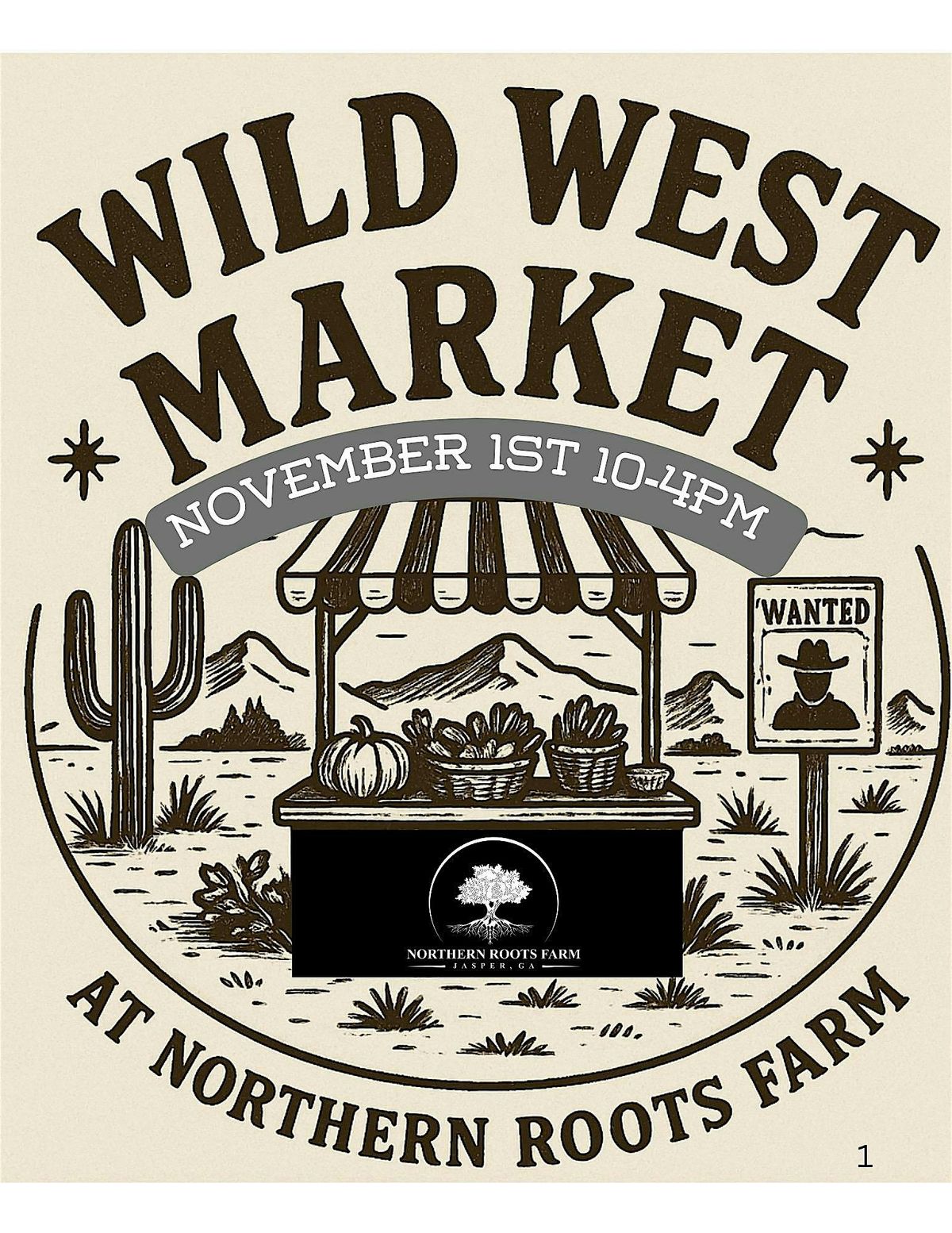 Wild West Market at Northern Roots Farm, 1 November | Event in Jasper | AllEvents