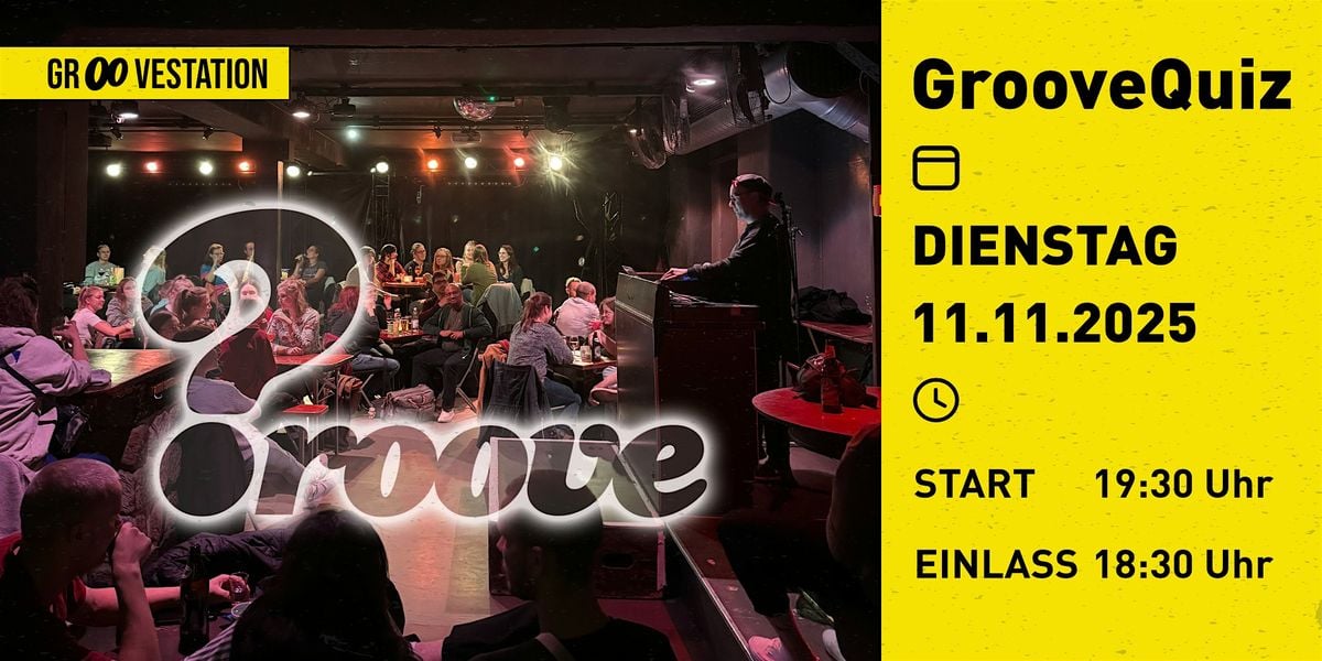 Das GrooveQuiz, 11 November | Event in Dresden | AllEvents