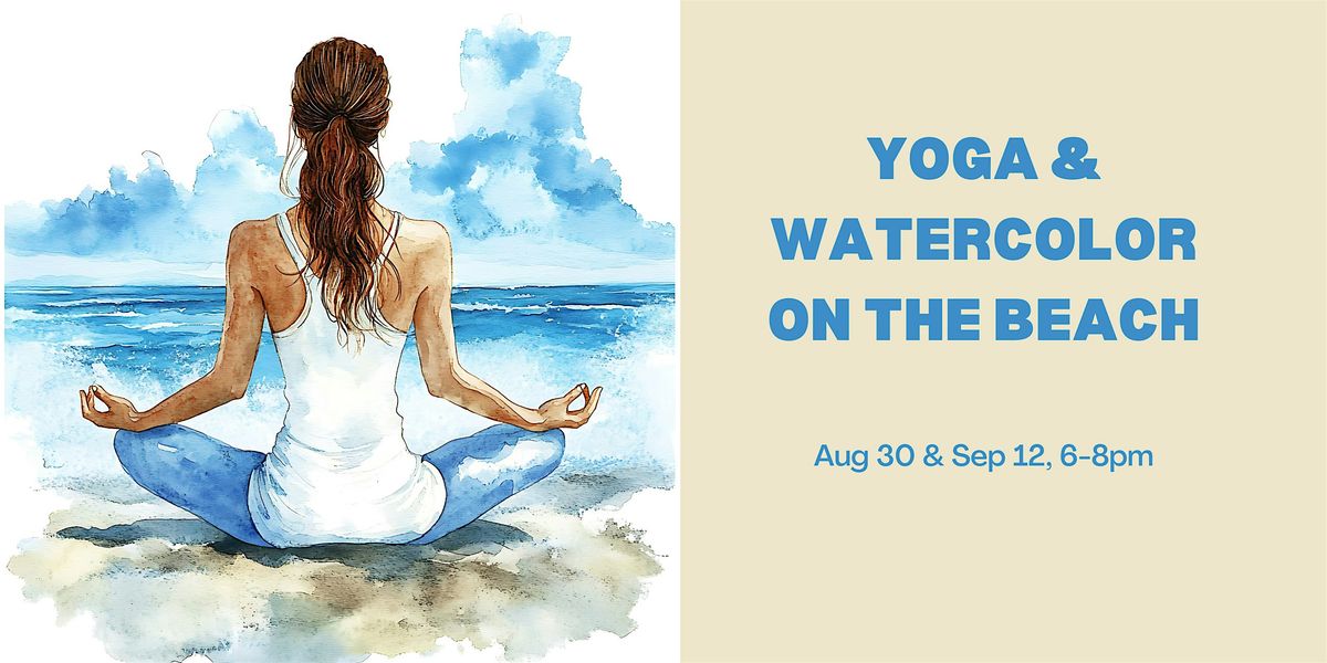 Yoga and Watercolor on the Beach, 30 August | Event in Asbury Park | AllEvents
