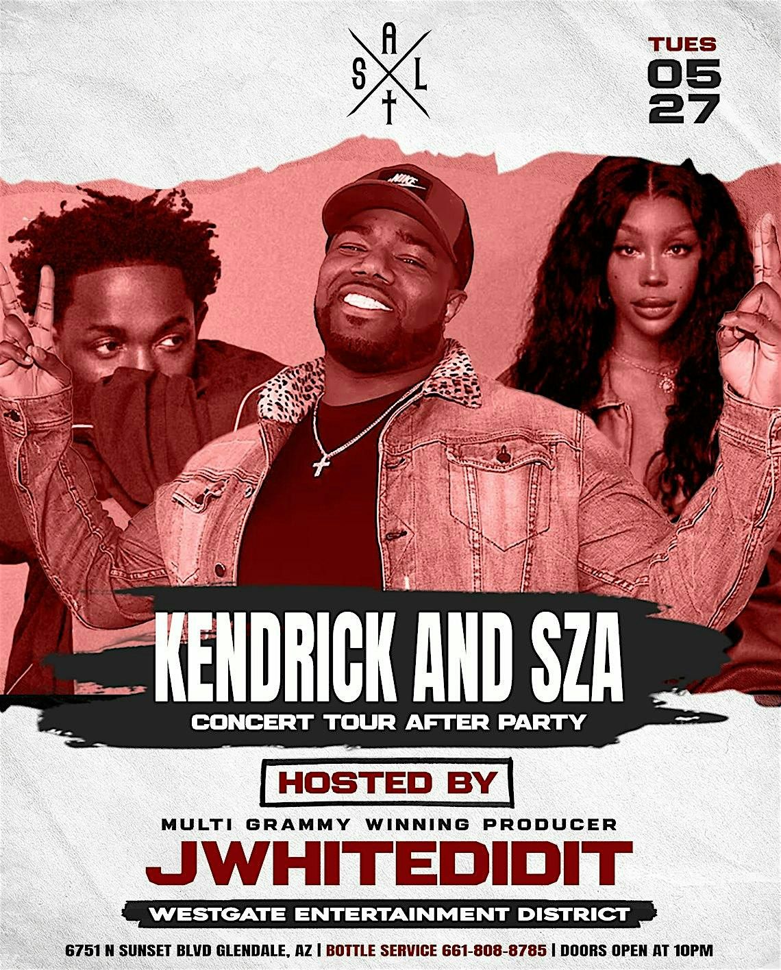 Kendrick Lamar & SZA After Party hosted by J White Did It, 27 May | Event in Glendale | AllEvents