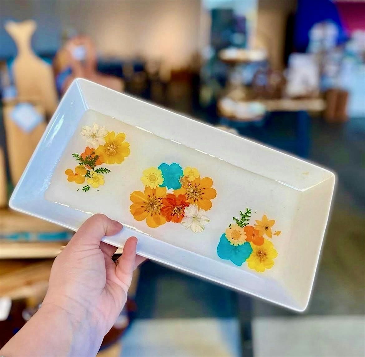 Floral Tray Resin Art Craft Workshop in Montgomery County, Md., 14 August | Event in Gaithersburg | AllEvents