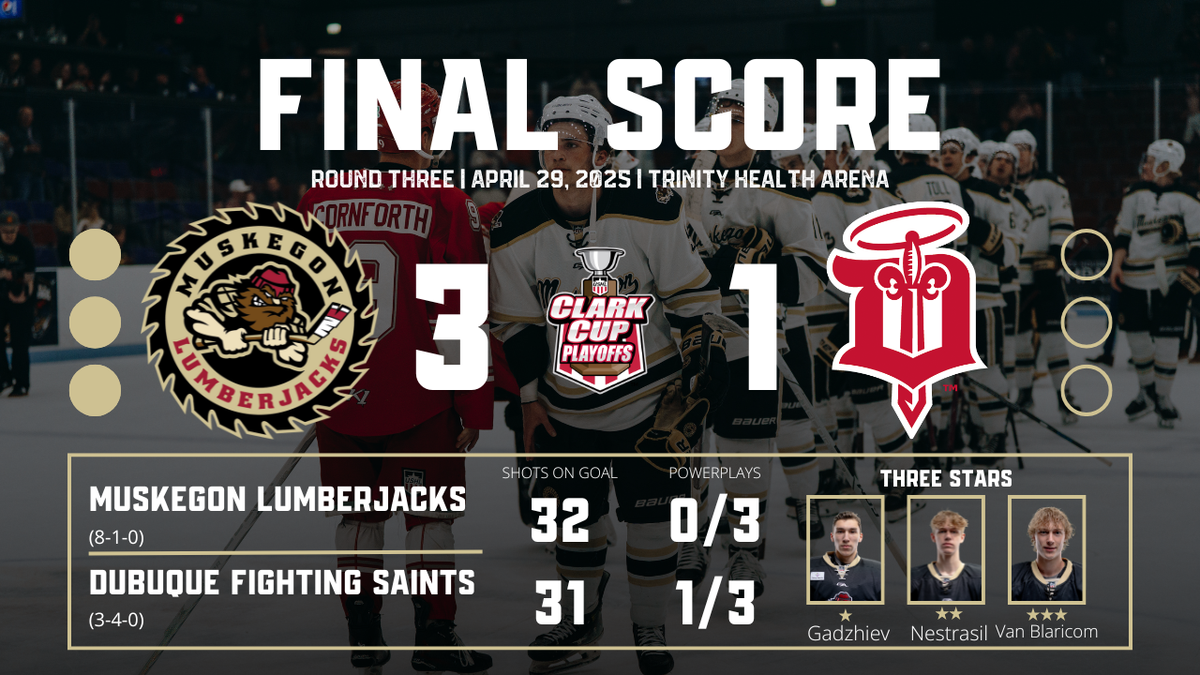 Muskegon Lumberjacks at Dubuque Fighting Saints at ImOn Arena, 3 April | Event in Dubuque | AllEvents