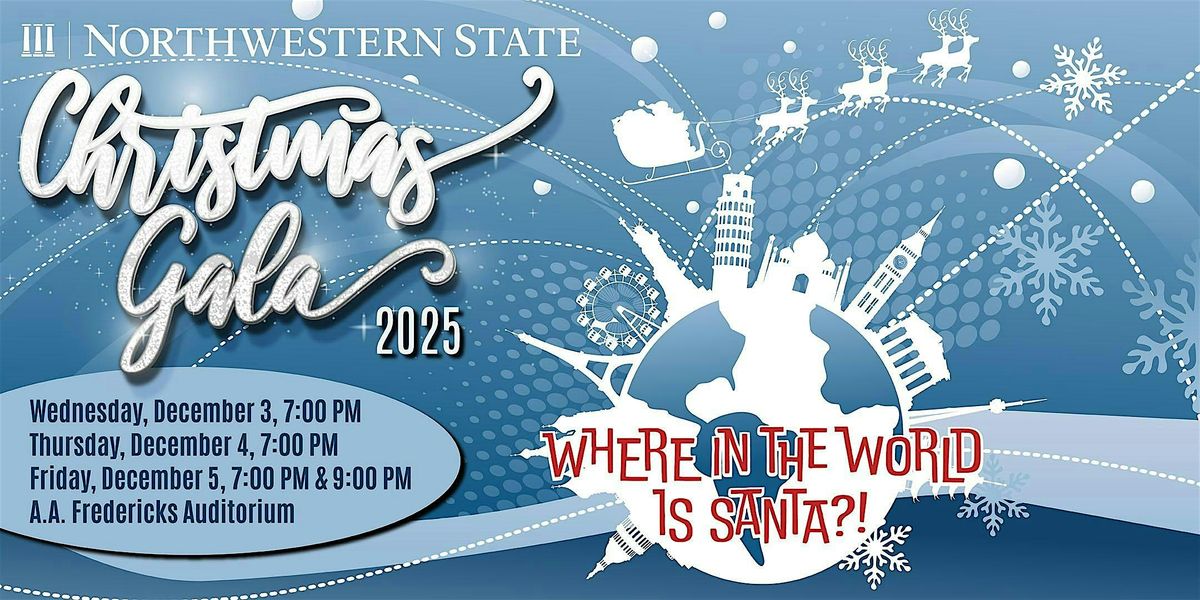 Northwestern State University Christmas Gala, 3 December | Event in Natchitoches | AllEvents