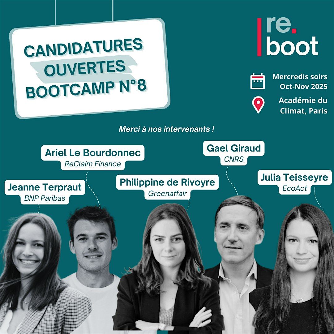 Bootcamp #8 - tarif étudiant, 8 October | Event in Paris | AllEvents