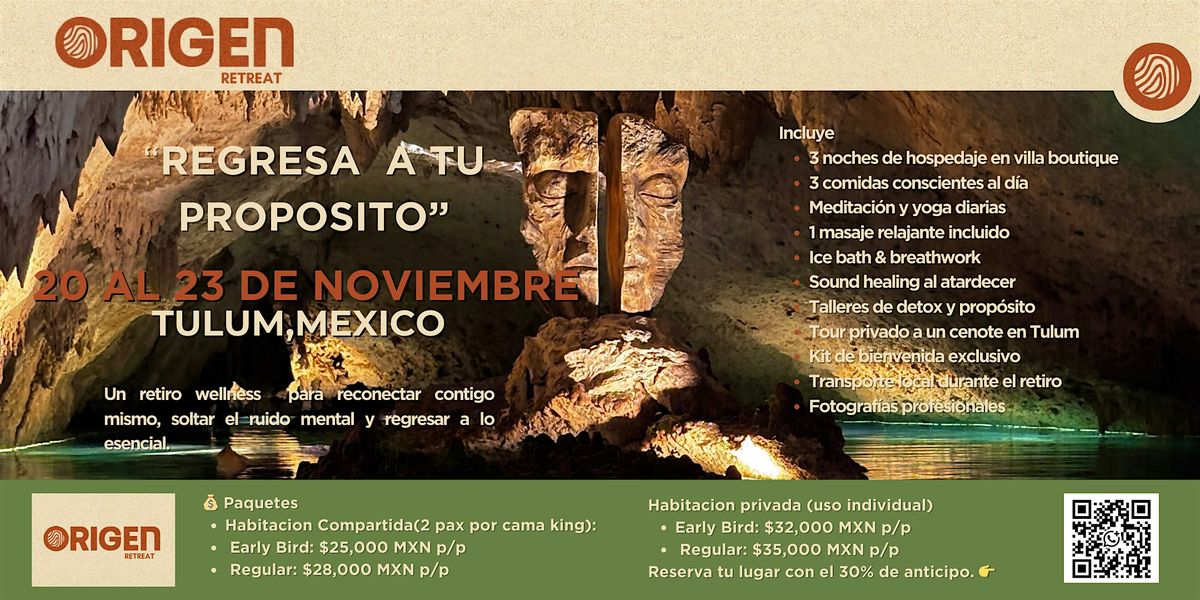 ORIGEN Retreat, 3 November | Event in Tulum | AllEvents