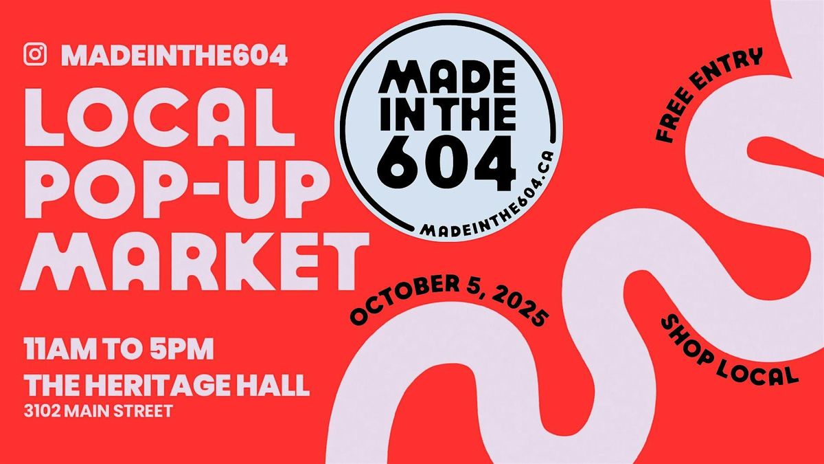 Fall Pop Up Market - hosted by Made in the 604, 5 October | Event in Vancouver | AllEvents