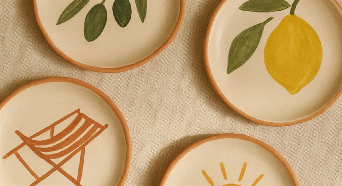 Ceramic Plate Painting Workshop – La Dolce Vita Edition, 2 August | Event in Wien | AllEvents
