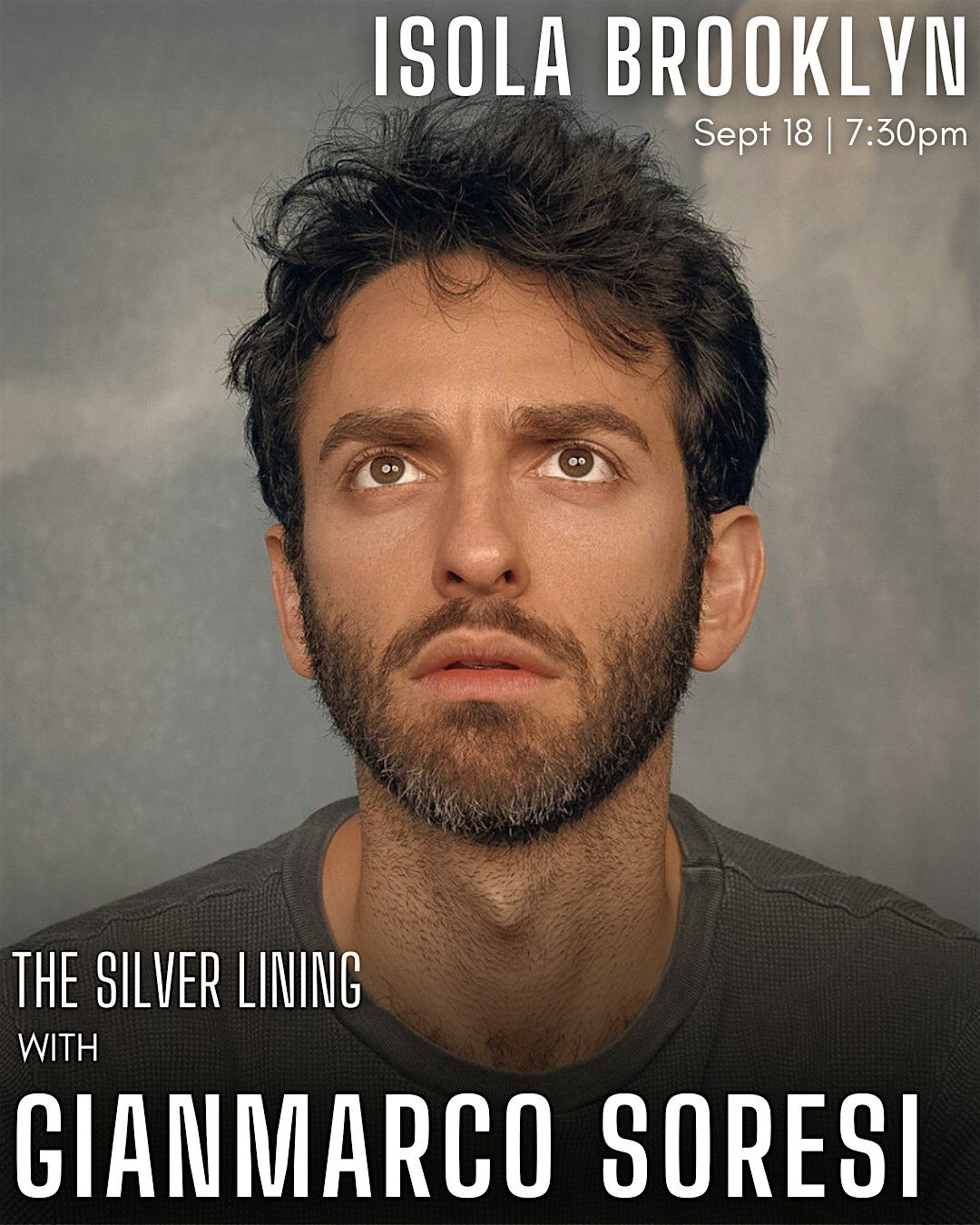 The Silver Lining with Gianmarco Soresi, 18 September | Event in Brooklyn | AllEvents