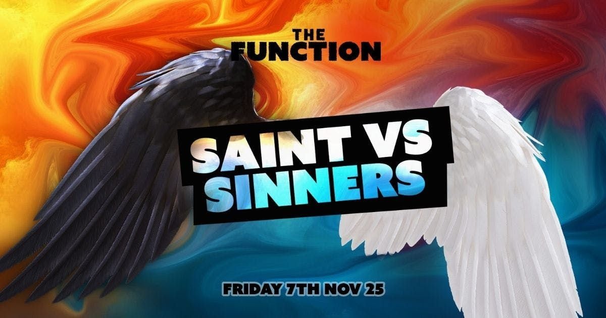 😇 Saints vs Sinners 😈- The Function - Canterbury, 7 November | Event in Canterbury | AllEvents