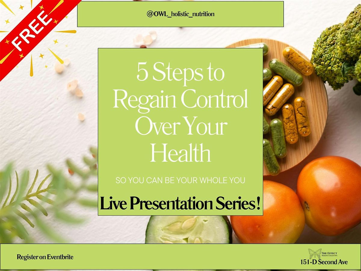 5 Steps to Regain Control Over Your Health - Part I - Reset to be Set, 3 December | Event in Ottawa | AllEvents