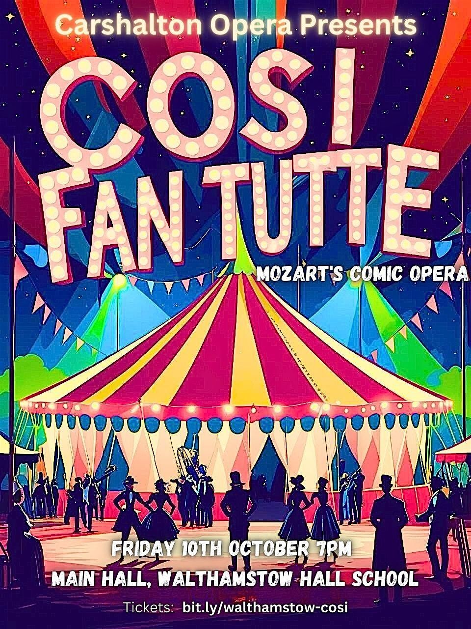 Cosi Fan Tutte - Carshalton Opera, 10 October | Event in Sevenoaks | AllEvents