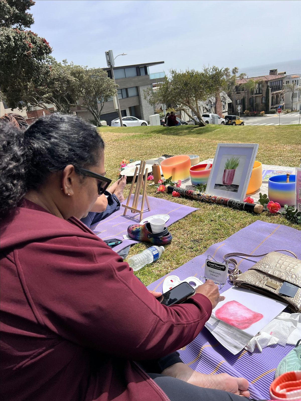 Watercolor Art Class and Soundbath, 13 December | Event in Manhattan Beach | AllEvents