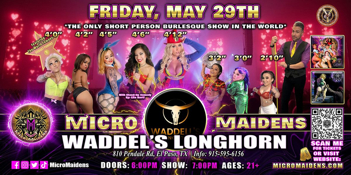 Buckeye, AZ - Micro Maidens Dwarf Dancers @ Waddel's Longhorn, 29 May | Event in Buckeye | AllEvents