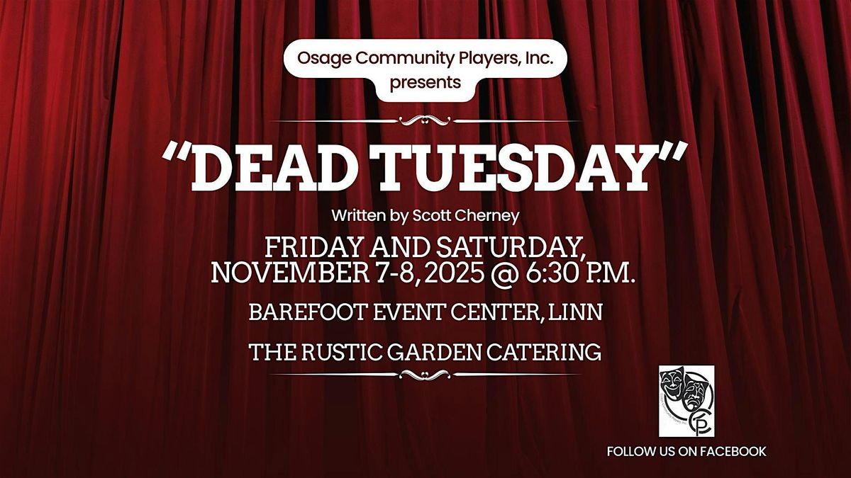 OCP, Inc. presents "Dead Tuesday", 7 November | Event in Linn | AllEvents