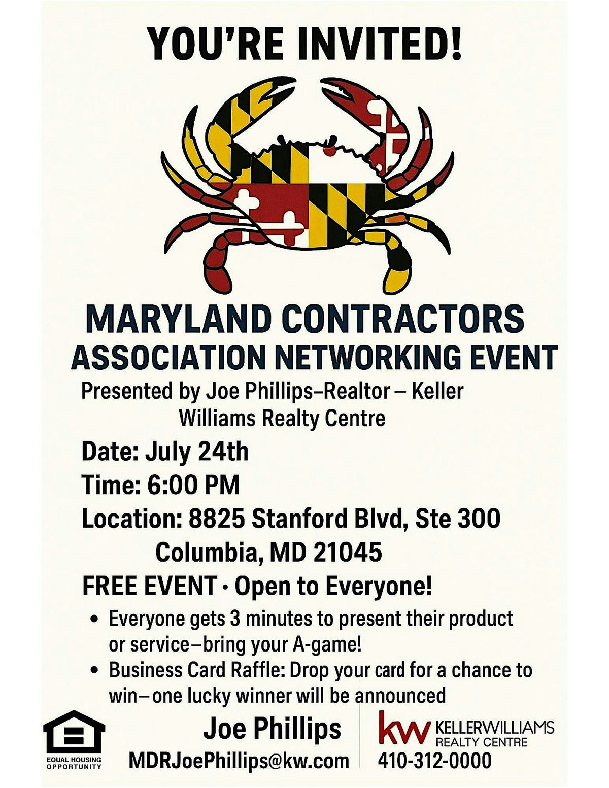 Maryland Contractors Association Networking Event at KWRC Columbia, 25 July | Event in Columbia | AllEvents