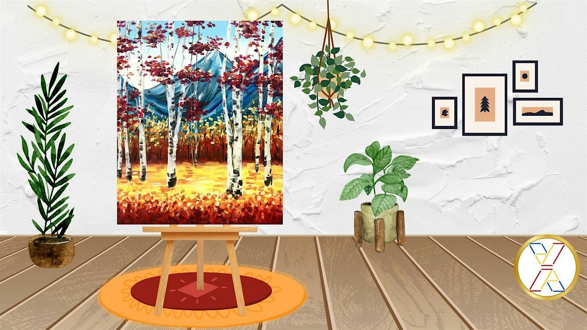 Paint Night : “Fall in the Birch Forest“, 9 October | Event in Carbondale | AllEvents