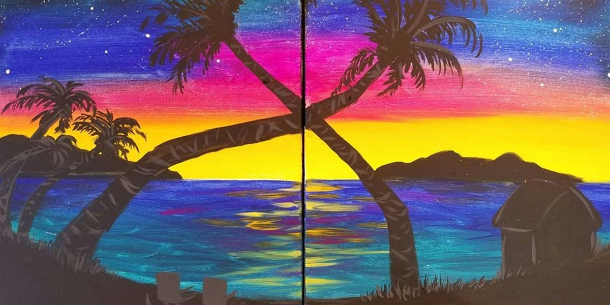 Tropical Love Date Night - Paint and Sip by Classpop!™, 25 July | Event in Danville | AllEvents