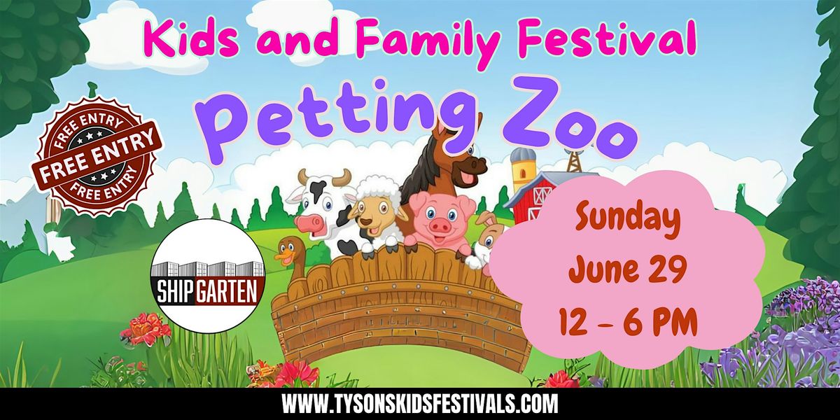 Petting Zoo Hosts Kids and Family Festival, 29 June | Event in Mclean | AllEvents