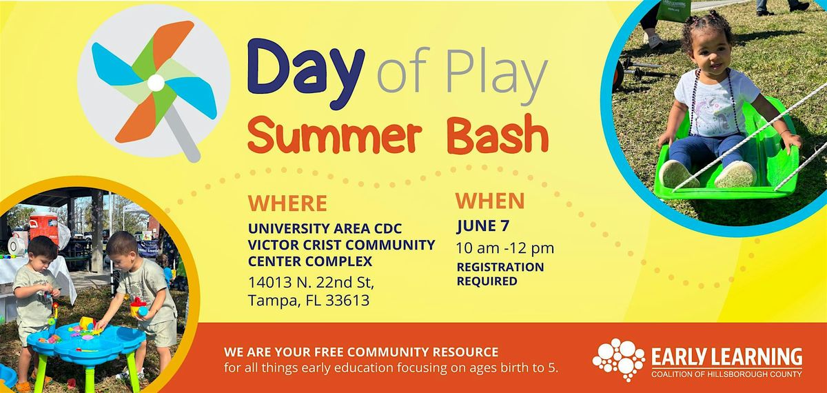 Day of Play: Summer Bash (June 2025), 7 June | Event in Tampa | AllEvents