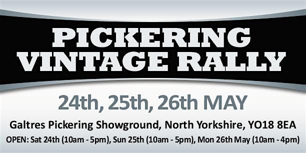 Pickering Vintage Rally 2025 - Trading Space, 24 May | Event in Pickering | AllEvents