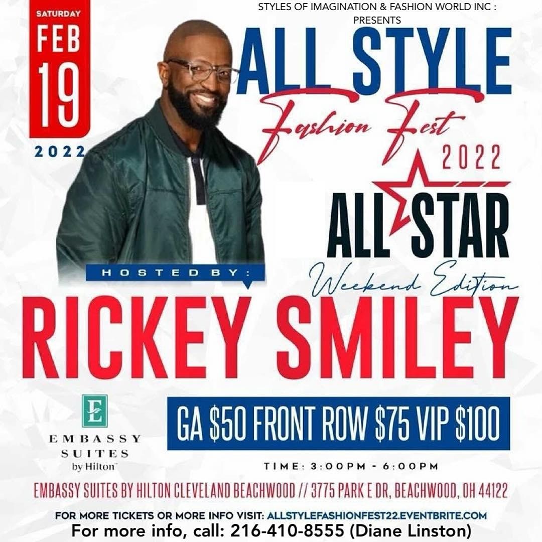 All Style Fashion Fest 2022 All Star Weekend Cleveland Embassy Suites By Hilton Cleveland Beachwood February 19 2022 Allevents In Cleveland Area Events 2022
