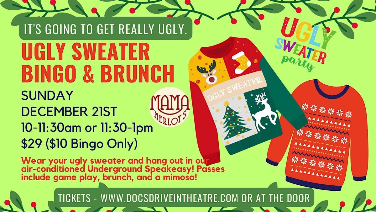 Ugly Sweater Bingo & Brunch at the Speakeasy, 21 December | Event in Buda | AllEvents