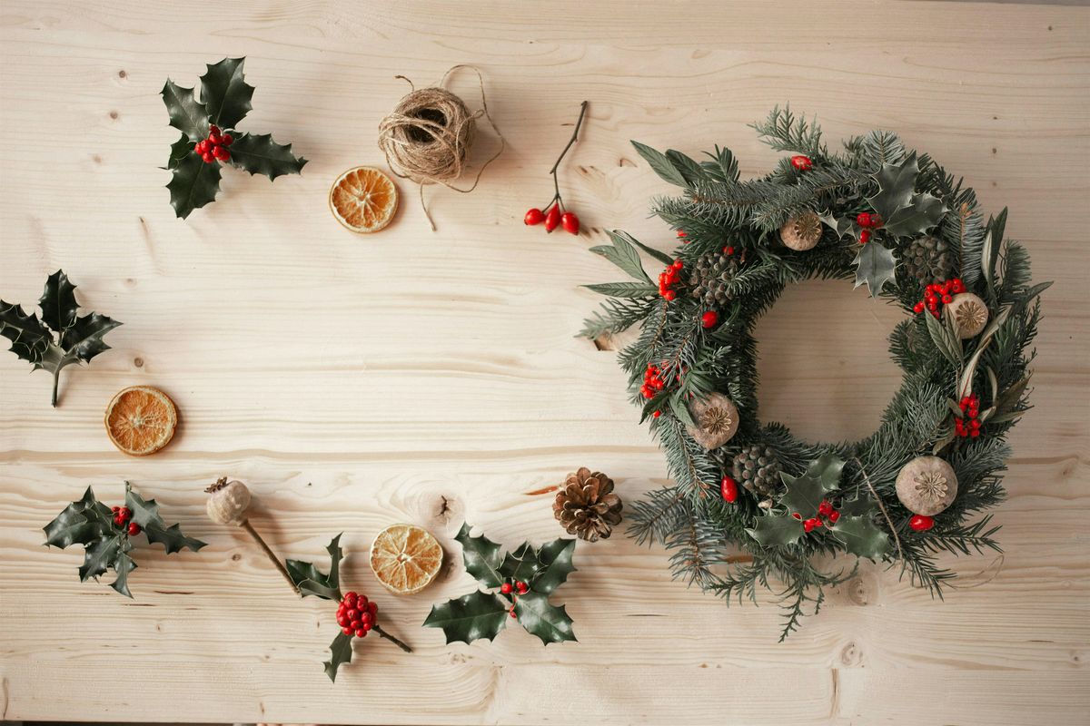 Luxury Christmas Wreath Making Workshop - Welton Waters, 5 December | Event in Brough | AllEvents