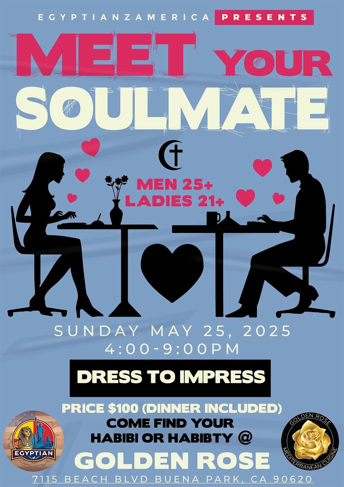 Meet your Soulmate حناقبل حبيب, 25 May | Event in Buena Park | AllEvents