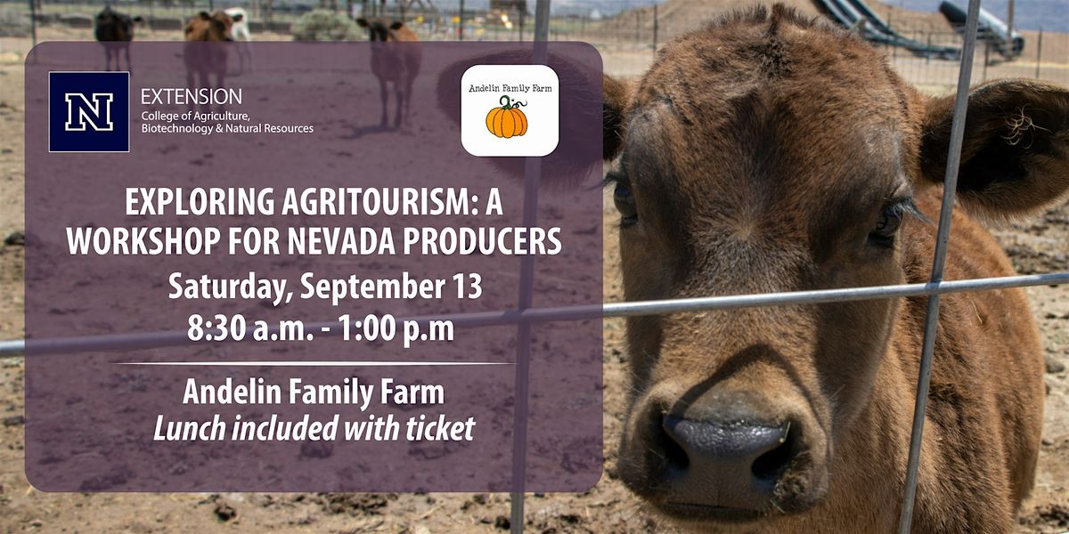 Exploring Agritourism: A Workshop for Nevada Producers, 13 September | Event in Sparks | AllEvents