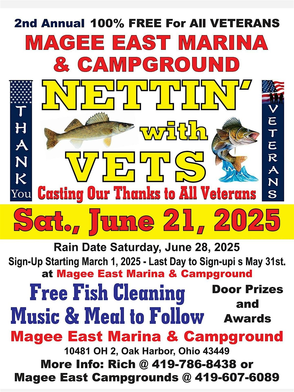 NETTIN’ WITH VETS, 21 June | Event in Oak Harbor | AllEvents