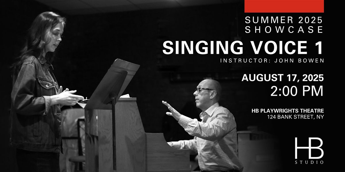Singing Voice 1 with John Bowen – Summer 2025, 17 August | Event in New York | AllEvents