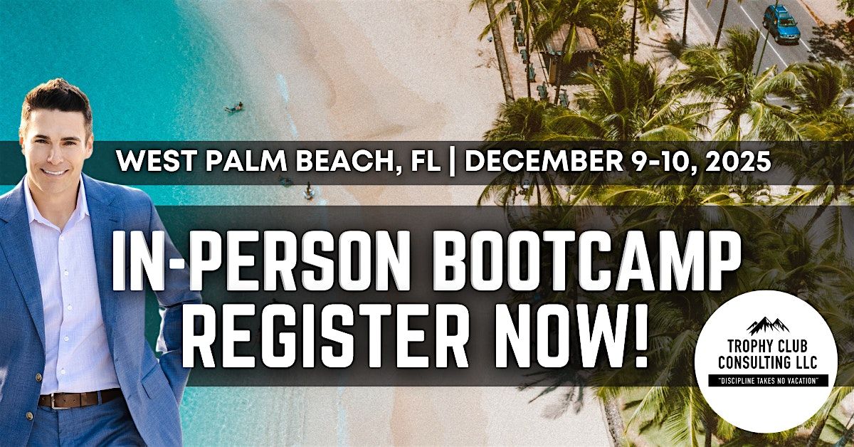 West Palm Beach, FL  Agent and Team Member Bootcamp, 9 December | Event in Palm Beach Gardens | AllEvents