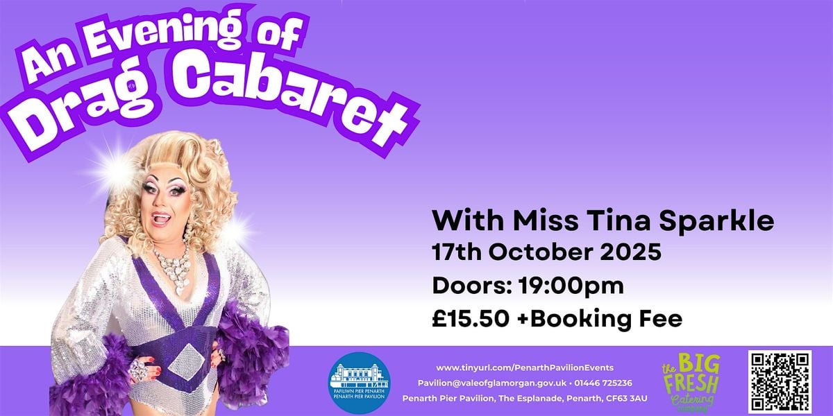 An Evening of Drag Cabaret With Tina Sparkle, 17 October | Event in Penarth | AllEvents