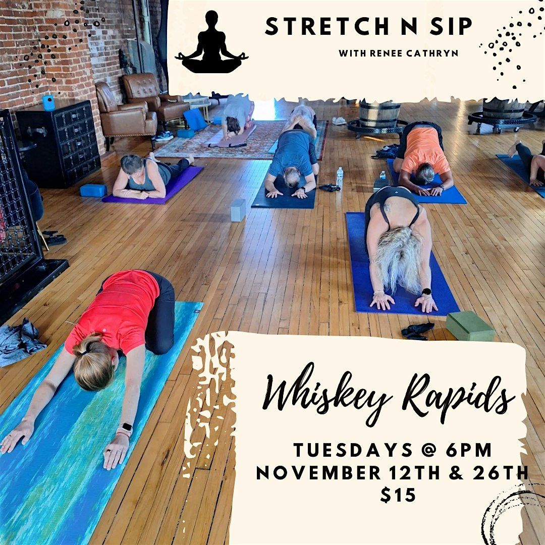 Stretch N Sip @ Whiskey Rapids Saloon, 12 November | Event in Wisconsin Rapids | AllEvents