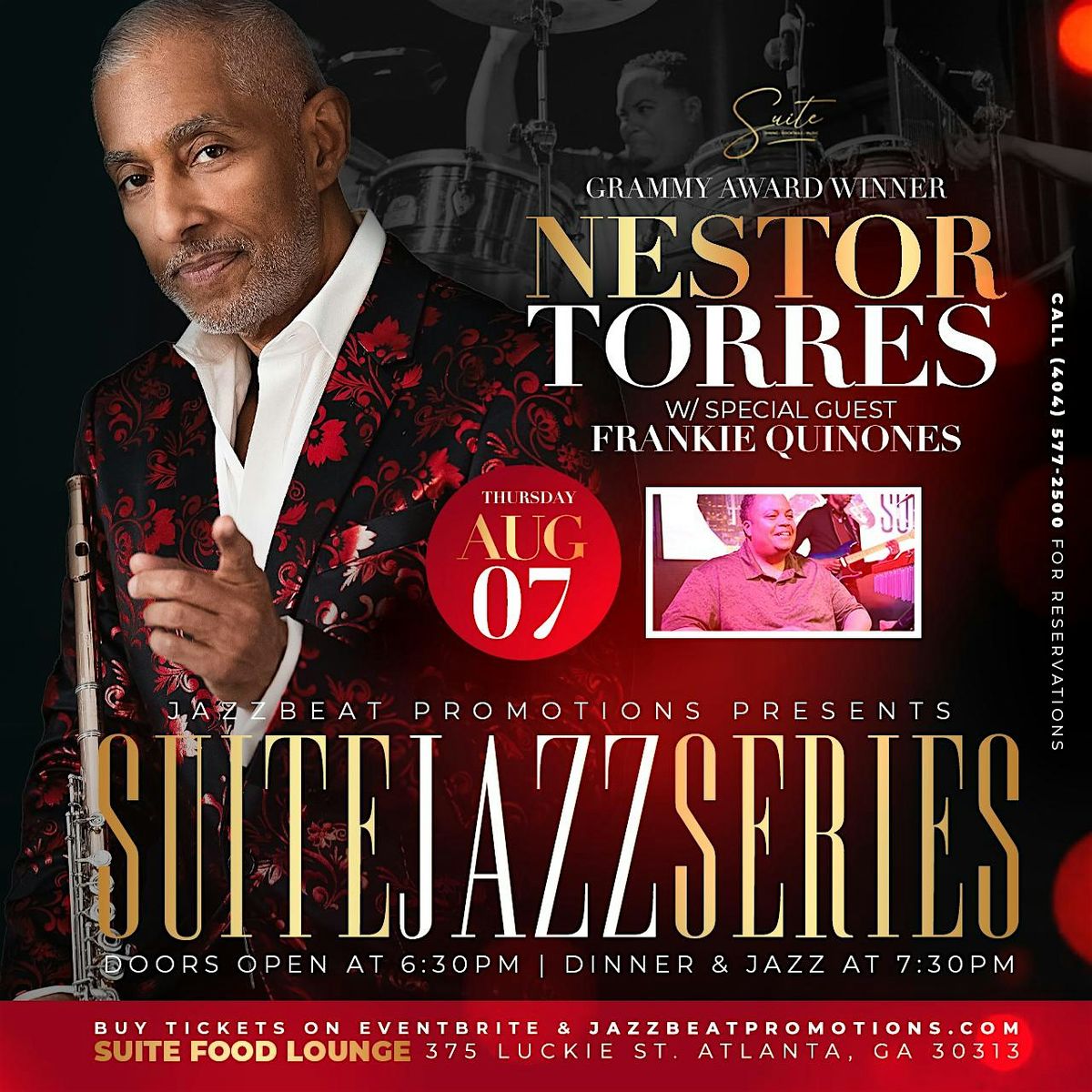 Nestor Torres Live at Suite Lounge, 7 August | Event in Atlanta | AllEvents