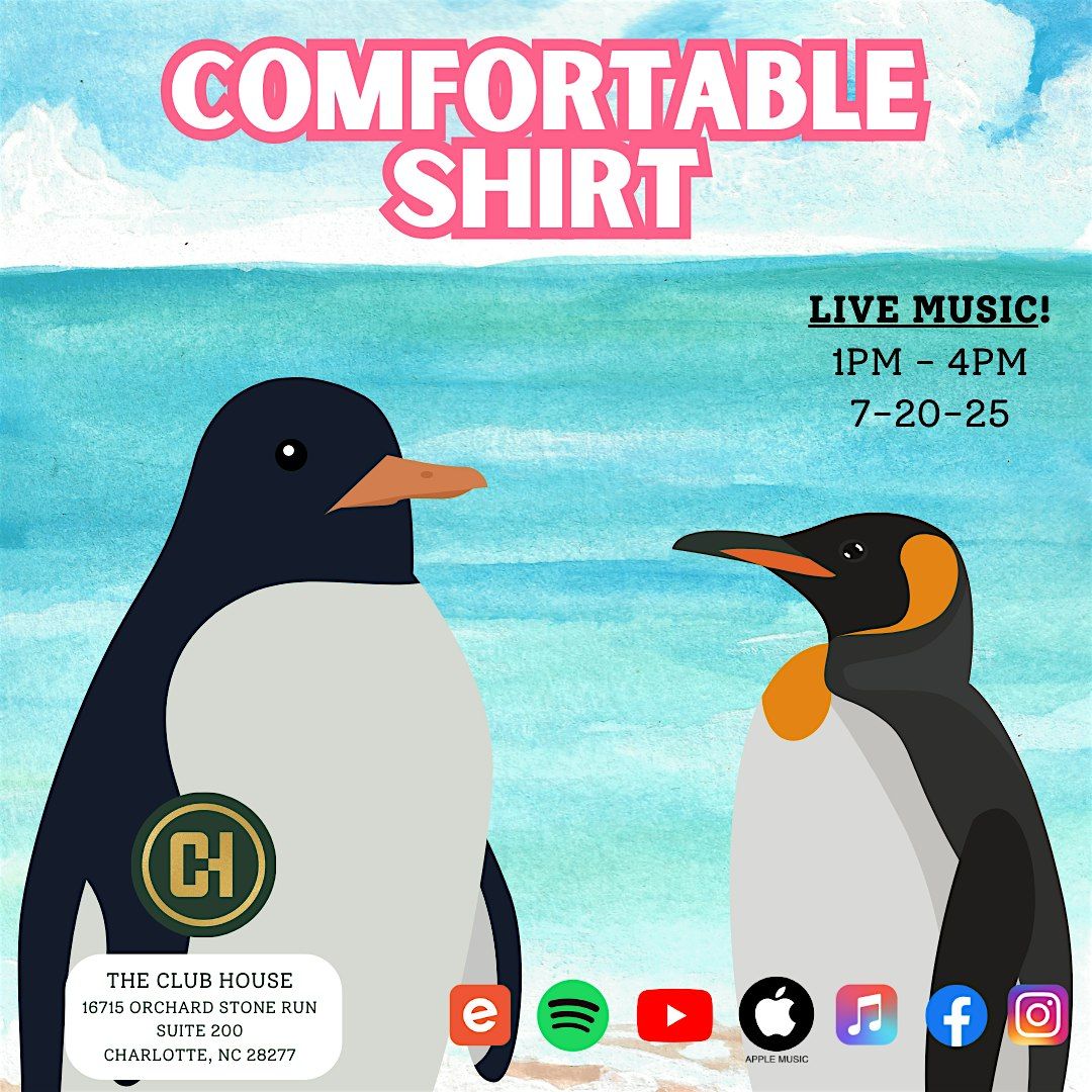 Comfortable Shirt: Live From The Club House!, 20 July | Event in Charlotte | AllEvents