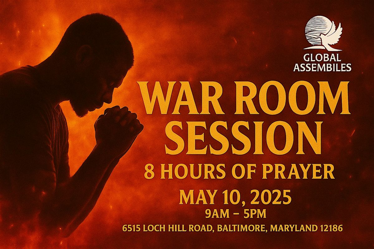 War Room Session: 8 Hours of Prayer (Baltimore), 10 May | Event in Baltimore | AllEvents