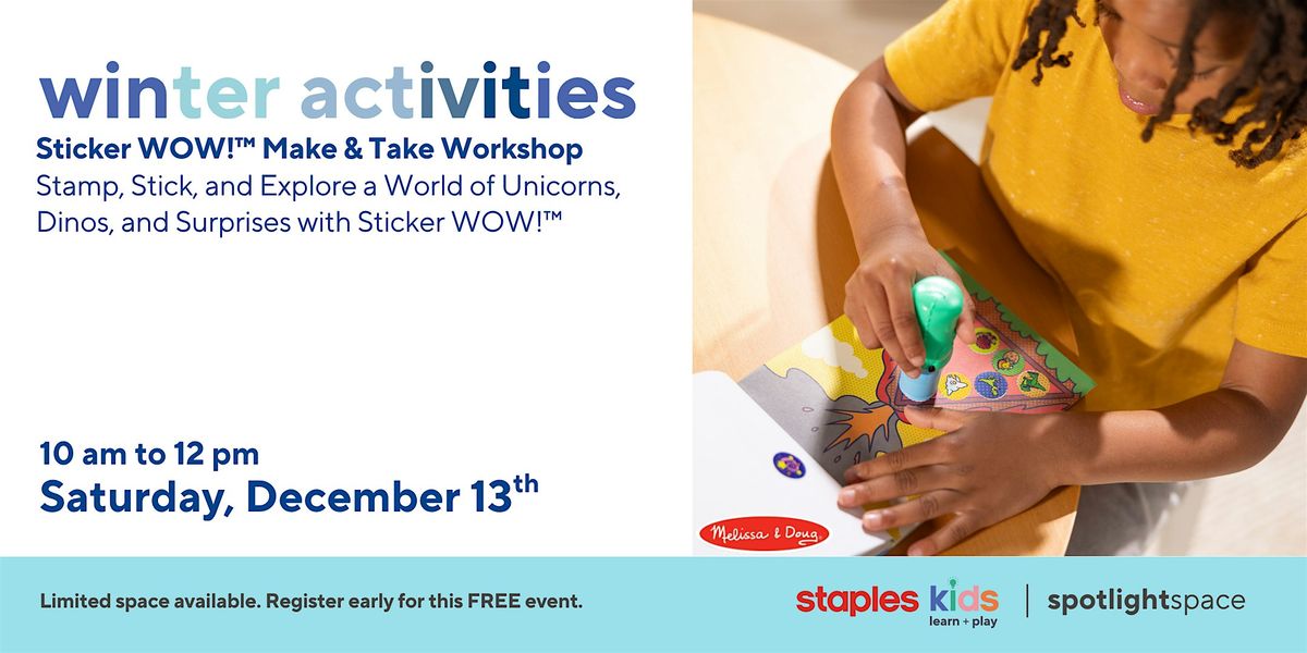 Sticker WOW!™ Make & Take Workshop at Staples Ottawa Store 131, 13 December | Event in Ottawa | AllEvents