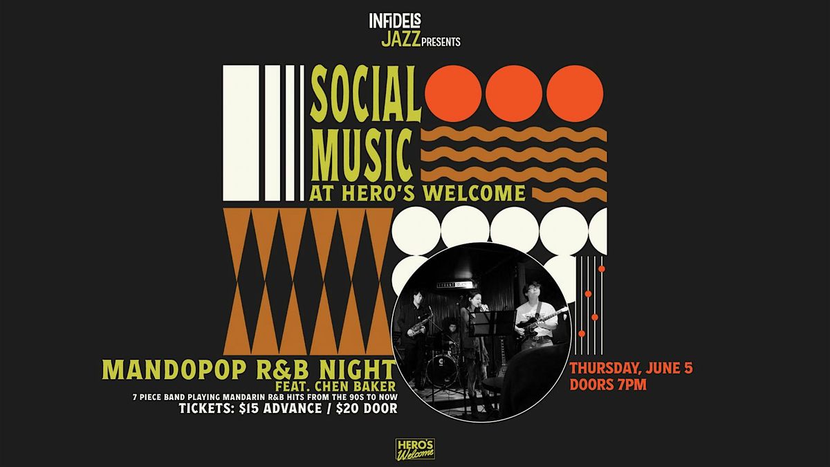 Infidels Jazz Presents: Mandopop R&B feat. Chen Baker at Hero's Welcome, 5 June | Event in Vancouver | AllEvents