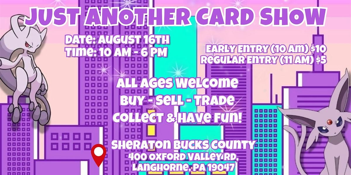Just Another Card Show, 15 August | Event in Langhorne | AllEvents