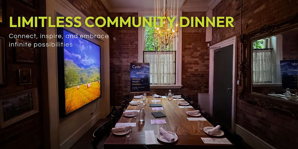 The Limitless Community Dinner, 17 December | Event in Toronto | AllEvents