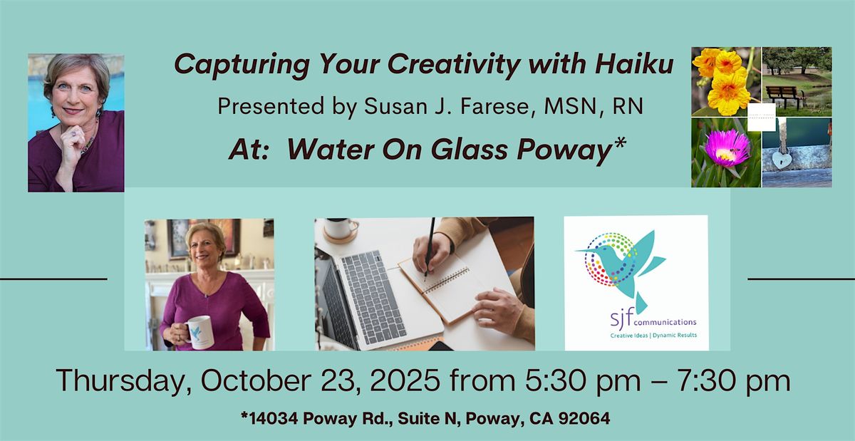 #CozyGirlFall Craft Club | OCT 23: Writing - Haiku Workshop (with Journal!), 23 October | Event in Poway | AllEvents