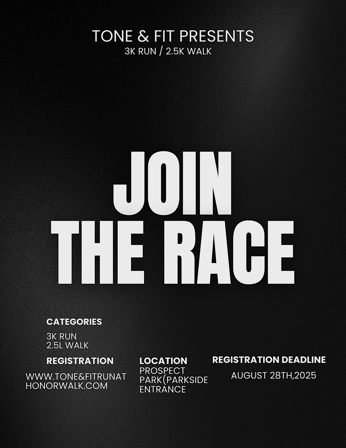 Tone & Fit Runathon or Walk, 30 August | Event in Brooklyn | AllEvents
