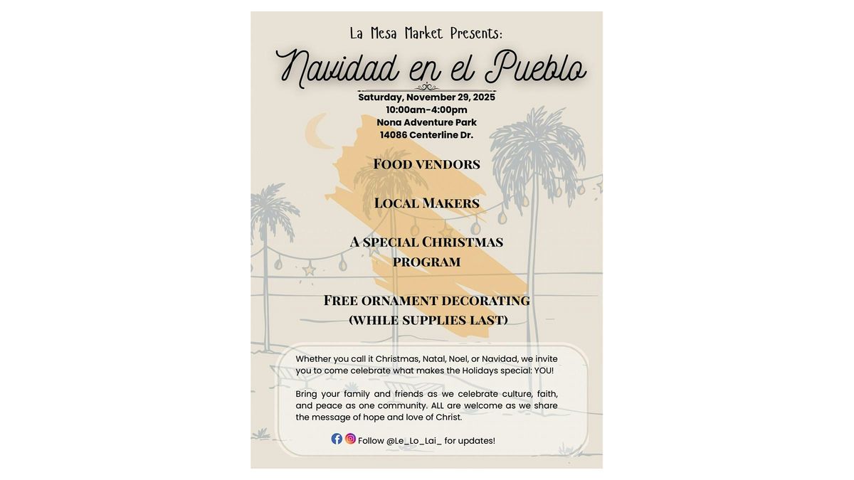 Navidad en el Pueblo, 29 November | Event in Orlando | AllEvents